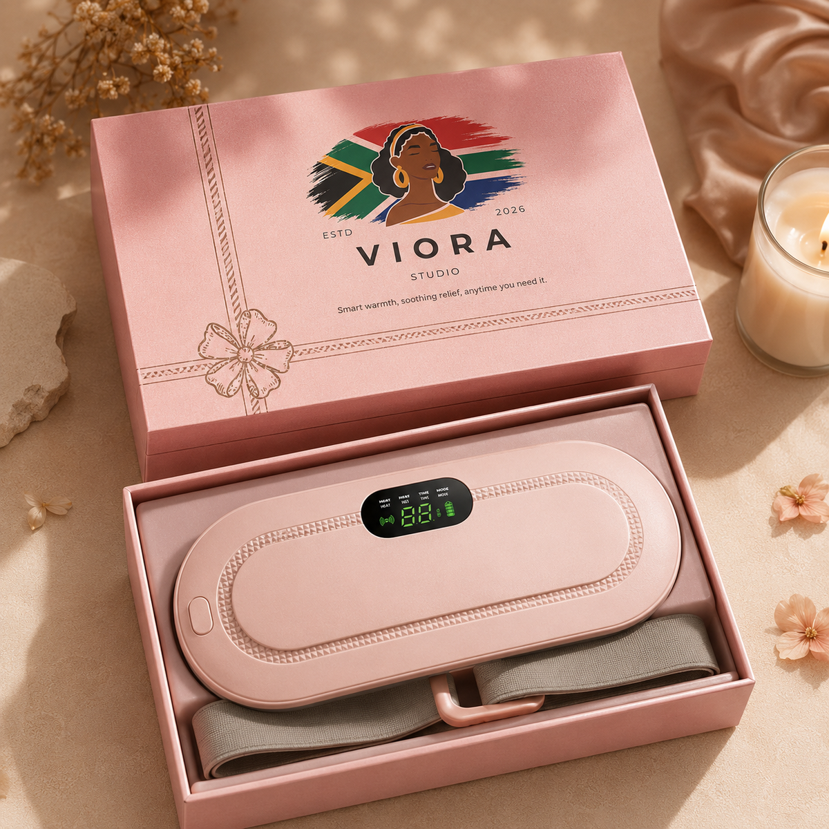 VioraStudio™ Smart Heating & Massage Belt